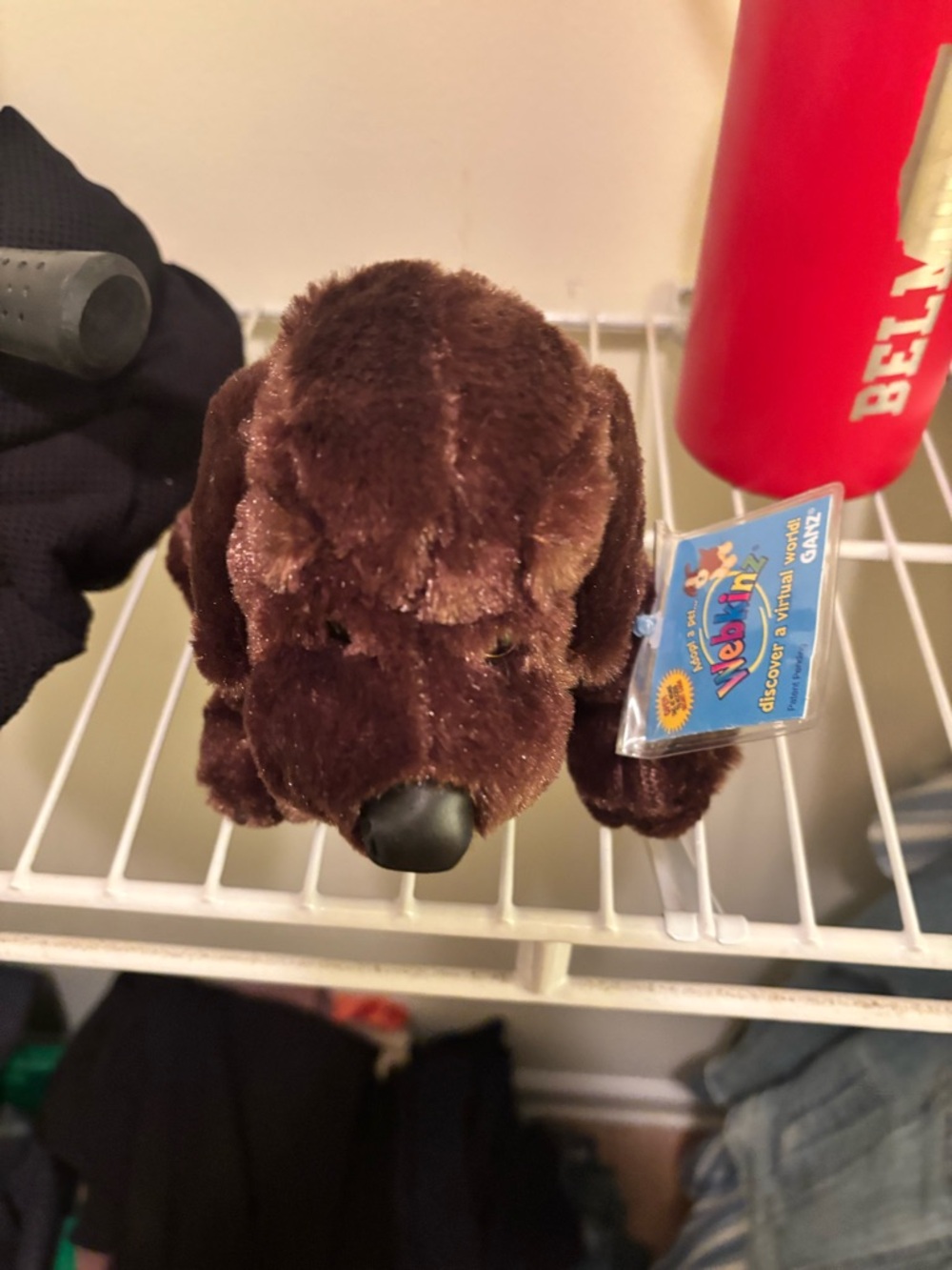 Plush Brown Puppy Toy - Soft Stuffed Dog by Webkinz